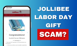 Jollibee Labor Day Gift Scam Exposed