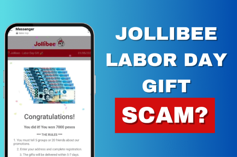 Jollibee Labor Day Gift Scam Exposed