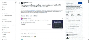Joweba.com Review Reddit