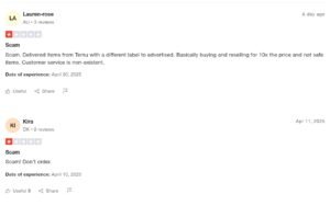 Trust pilot review 